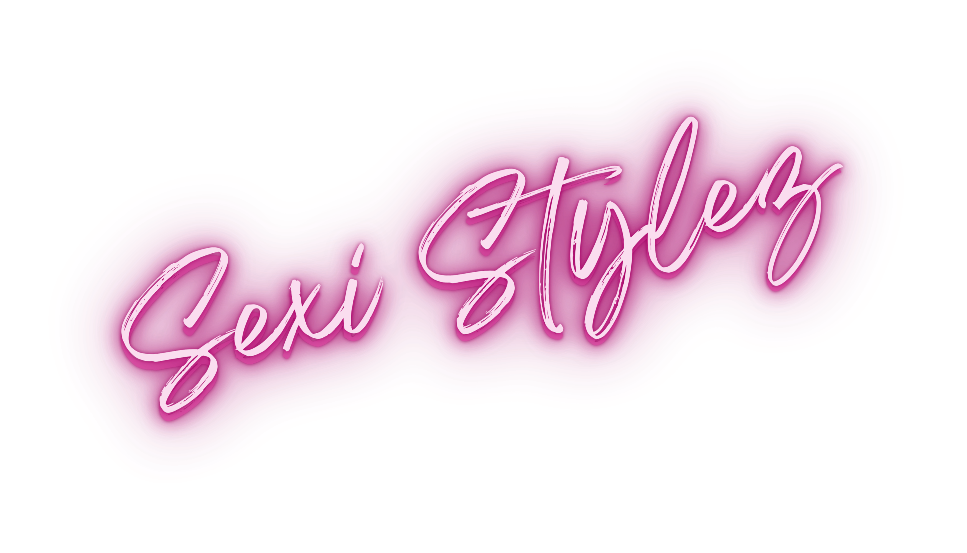 A neon sign that says sex style on it