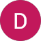 A pink circle with the letter d on it